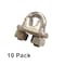 Us Cargo Control 9/16" Galvanized Drop Forged Wire Rope Clips (10 pack) GDFWRC916-10PK - alternate 2
